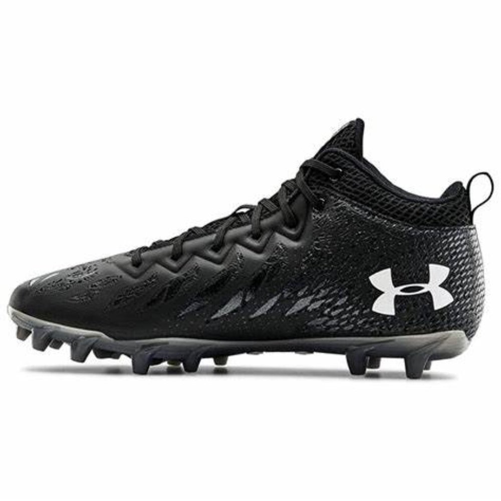New Size 14 (Men) - Black UA Spotlight Select Mid Cleats